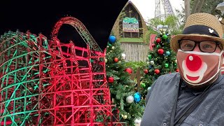 Busch Gardens Christmas Town Village | Christmas FIREWORKS | Christmas Rides & Christmas Food