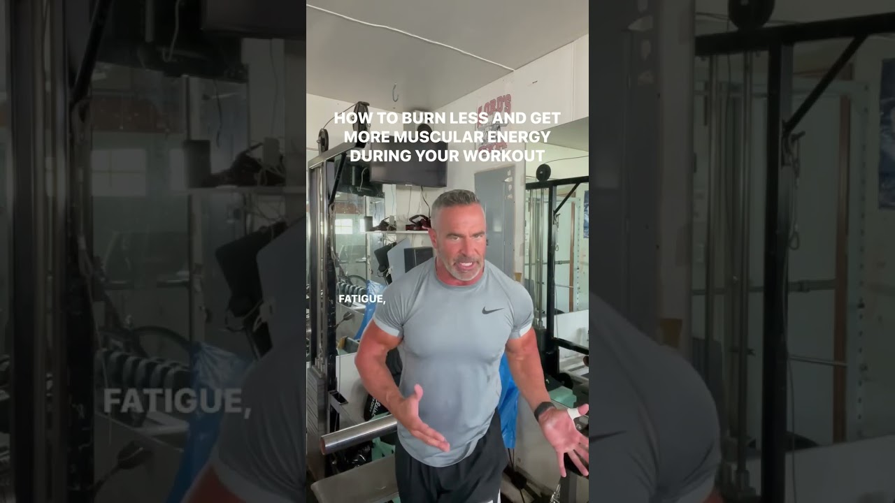 HOW TO BURNS LESS AND GENERATE MORE MUSCULAR ENERGY