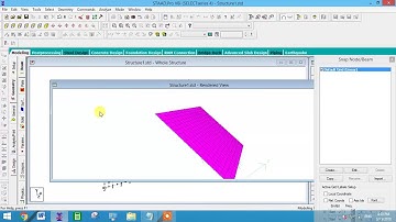 generating surface mesh in staad pro