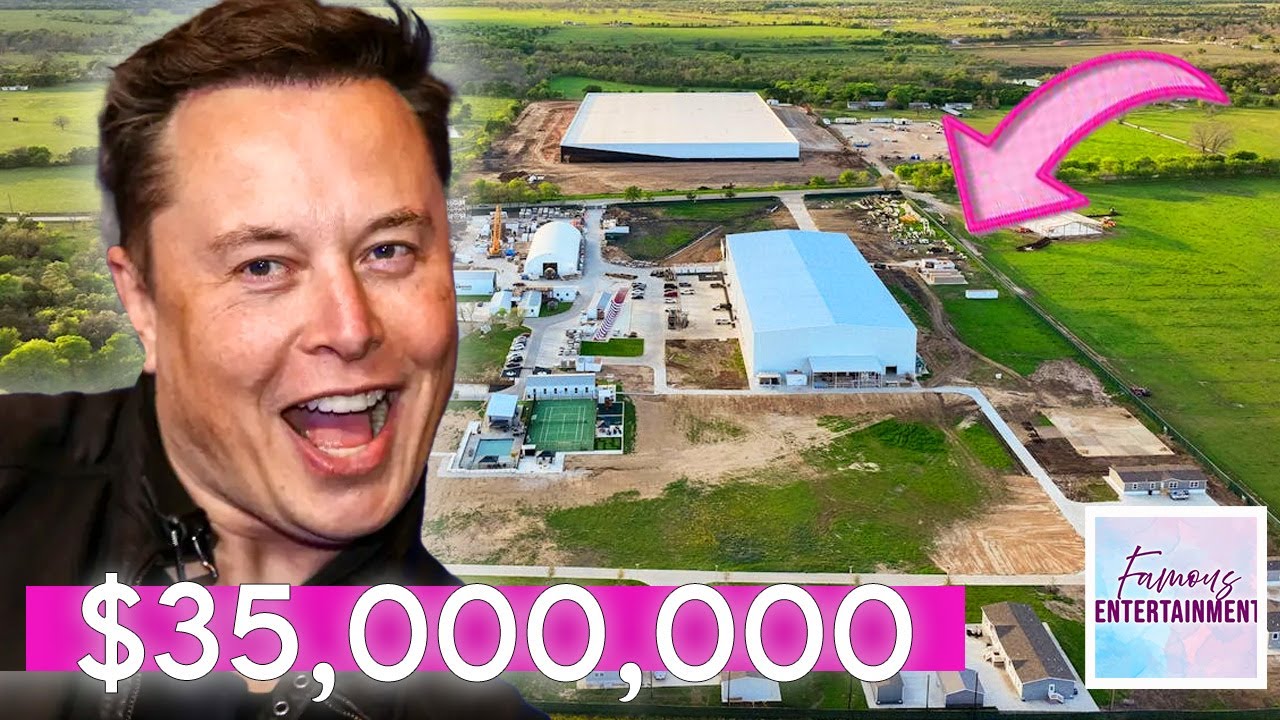 Elon Musk Buys $35 Million Texas Compound For His 11 Kids & Their Moms |  House Tour 2024