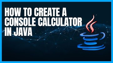How to create a console calculator in java | Part 1