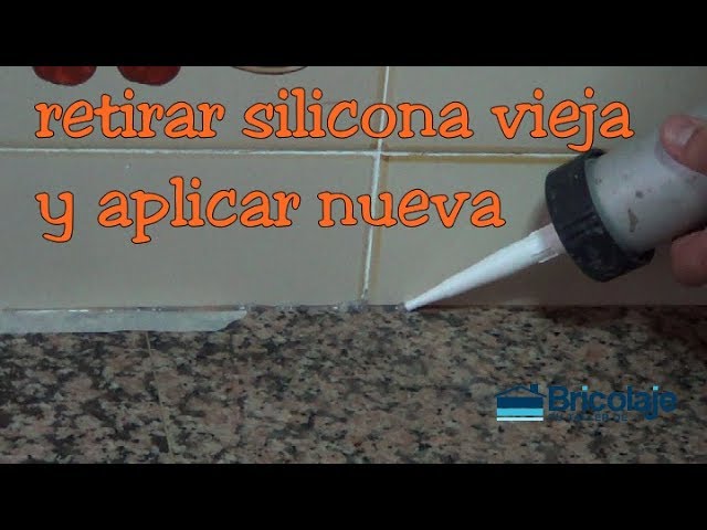 Cómo quitar silicona y renovar las juntas