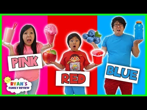 Eating Only ONE Color of Food for 24 Hours!  ( Rainbow Food Challenge)