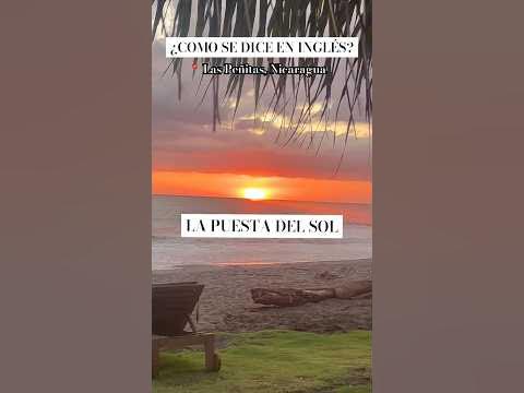 🔥 ️COMO DECIR LA PUESTA DEL SOL EN INGLÉS🔥 ️ #ingles #english #
