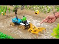 Diy mini tractor ploughing a muddy field  science project   sanocreator