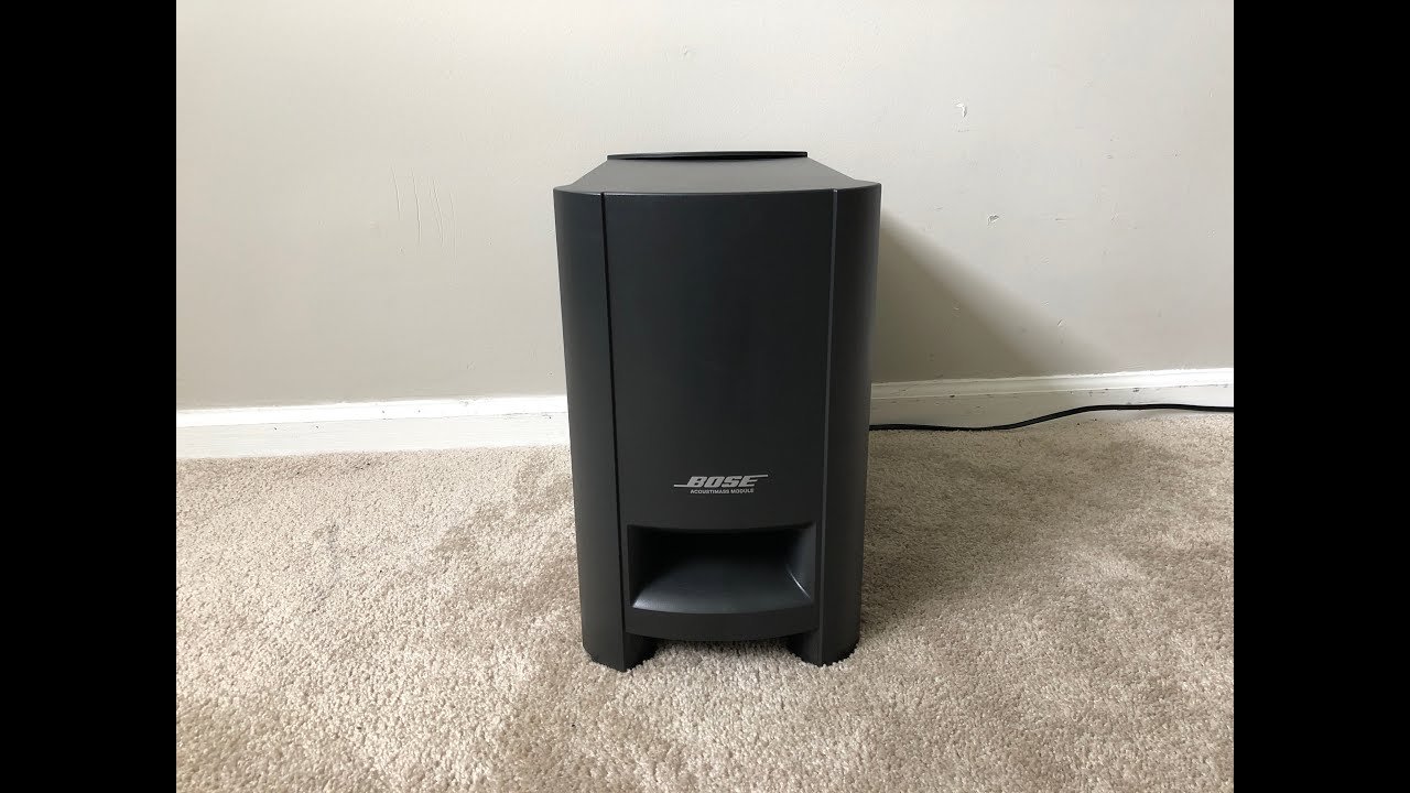 Bose PS3-2-1 II Acoustimass Module Home Theater Powered Active Subwoofer  Speaker System