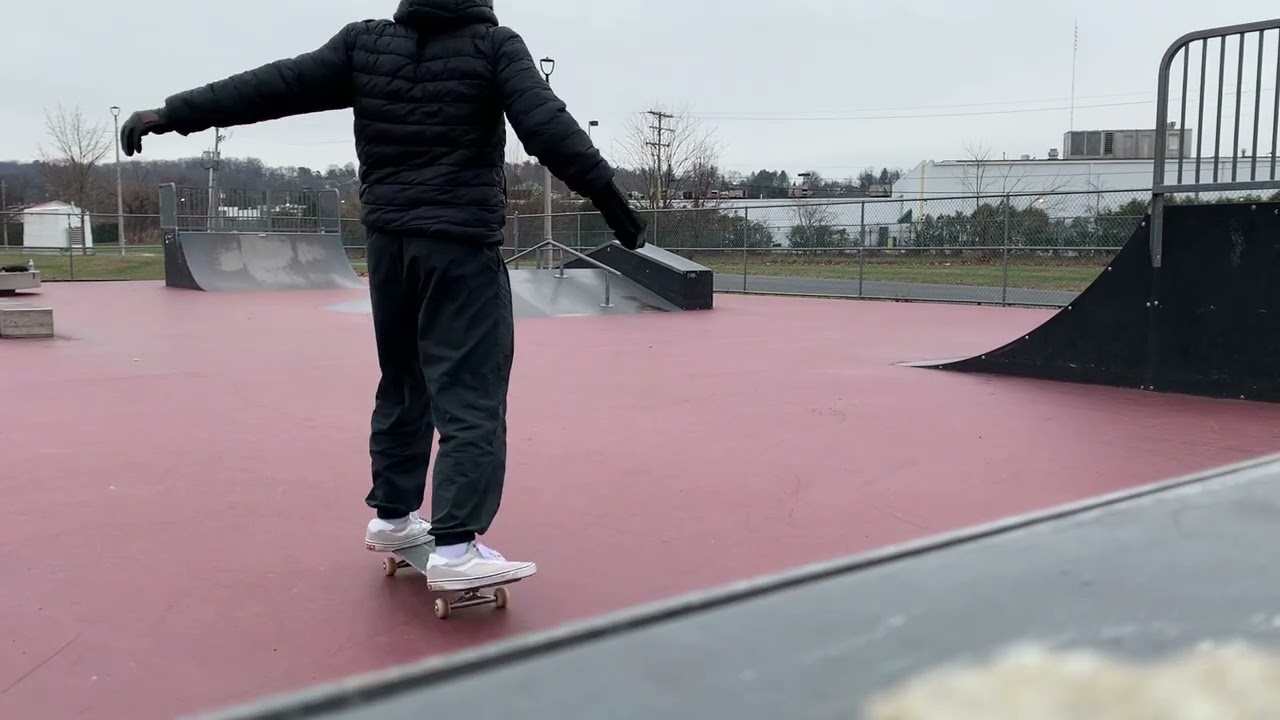 Trying to 50-50 the quarter pipe