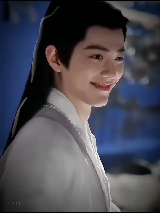 Xiao Zhan 's doting smile and Ren min's shyness on their first kissing scene🥹 #shorts #cdrama