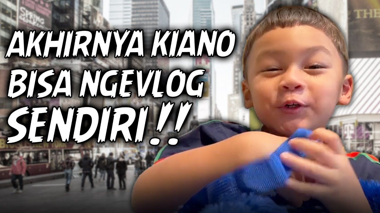 YANG DITUNGGU-TUNGGU AKHIRNYA KEJADIAN JUGA.. KIANO BISA NGEVLOG KAYA PAPAHNYA..