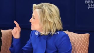 ‘Dumb as a doorknob’: Hillary Clinton slams table and storms off during Epstein probe