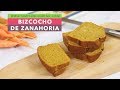 BIZCOCHO DE ZANAHORIA FÁCIL | Cómo hacer bizcocho de zanahoria | Bizcocho de zanahoria saludable