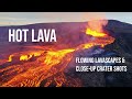 Inside the HUGE LAVA LAKE - Mesmerizing MIX of Flowing Lava & Crater by Drone of Iceland's Volcano