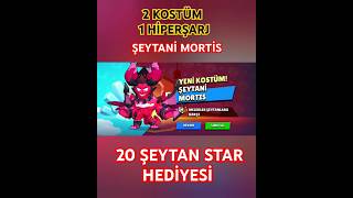 Şeytani̇ Morti̇s 2 Kostüm 1Hiperşarj Çıktı Brawl Stars 20 Şeytan Star Hediyesi
