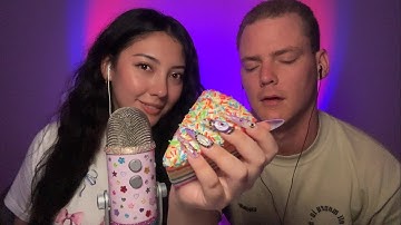 Guess the ASMR trigger with my fiancé