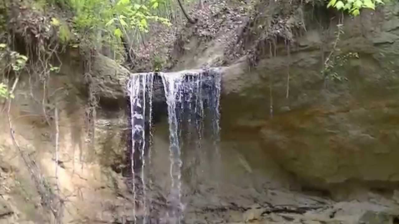 waterfall on our property in Crystal Springs, Ms YouTube