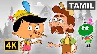 Pinocchio பனககய Bedtime Stories Tamil Stories For Kids