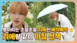 병아리는 조잘조잘 리에는 삐약삐약 🐥 리에랑 같이 아침 산책  | 'OnlyOneOf의 미스테리 바캉스' Self Cam