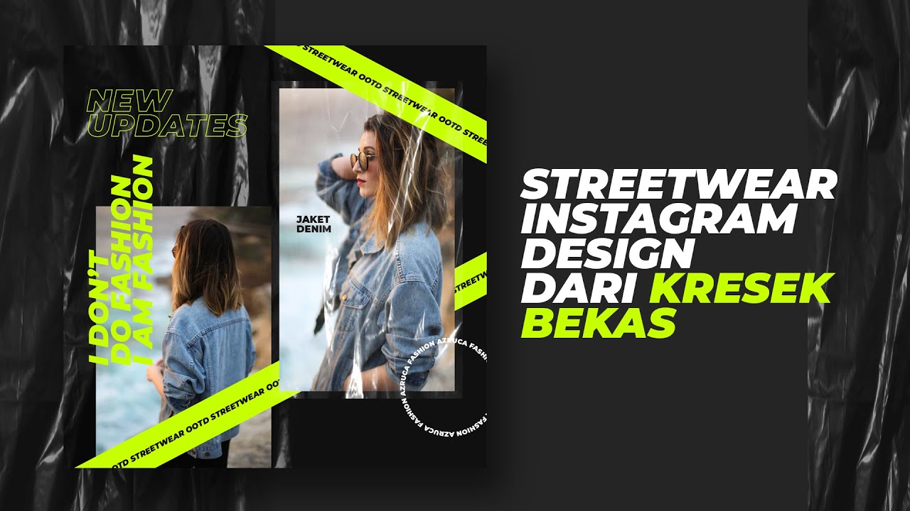 Membuat desain streetwear fashion dengan pattern Membuat desain streetwear fashion dengan pattern