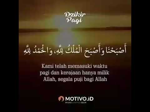 Doa Pagi Hari Asbahna Wa Asbahal Dakwah Islami