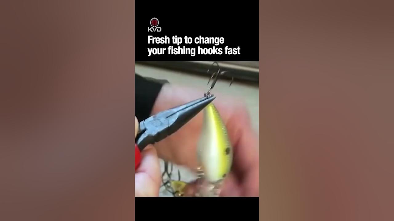 Are you changing your fishing hooks with speed? 