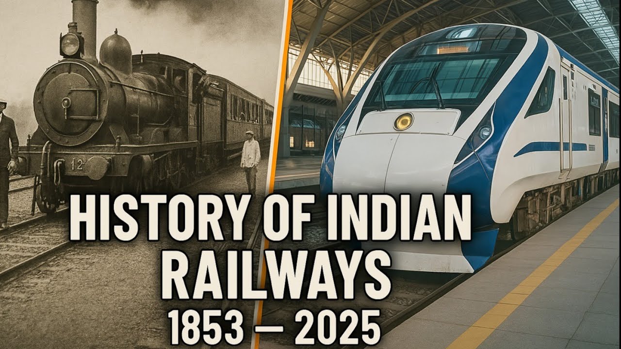 history of Indian railways from 1853 to 2025 | short documentary | @Shoryasaxena1 | subscribe