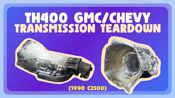 Turbo TH400 Transmission Teardown / Disassembly! Satisfying - 1990 C2500 GMC/Chevy