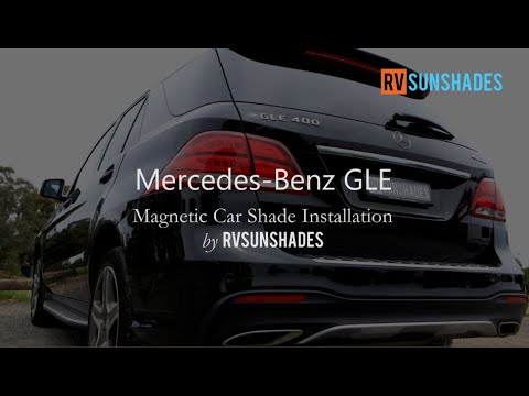 Car Shade Installation - Mercedes-Benz GLE | RVSUNSHADES®