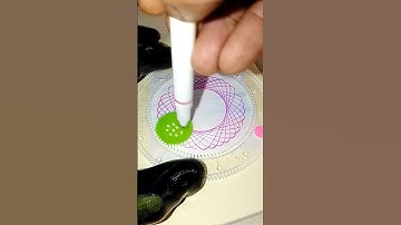 Spirograph Designs, How to use a Spirograph. #satisfying #spirograph #timelapse #timelapsestart