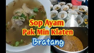 Sop Ayam Pak Min Klaten Nikmat di Bratang | Kuliner Surabaya. 