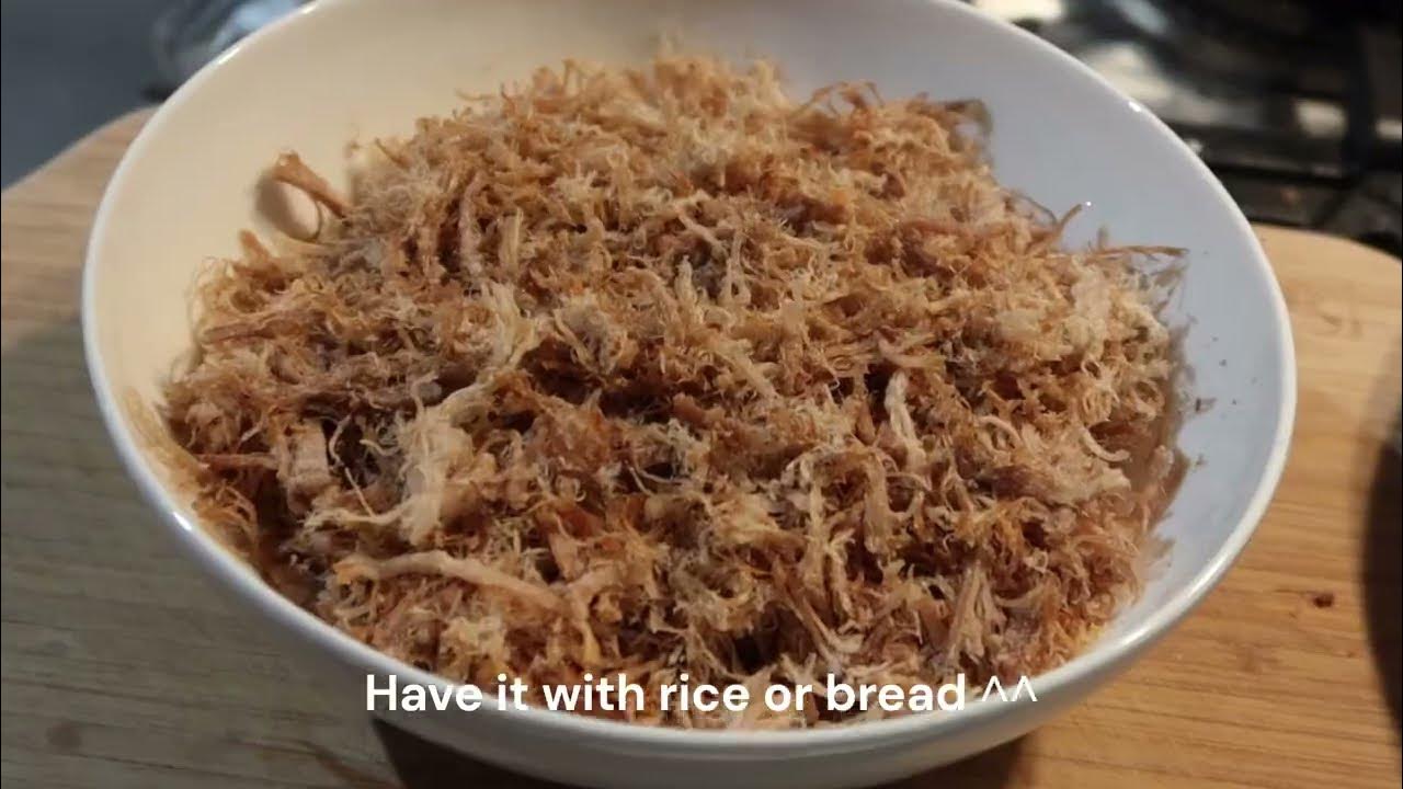 Vietnamese Pork Floss Cha Bong Heo YouTube