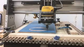 Time lapse of a cnc sign