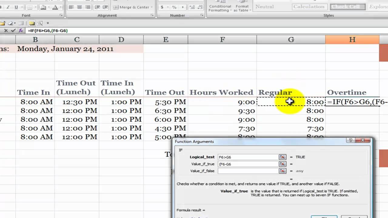 Hour By Hour Production Tracking Chart