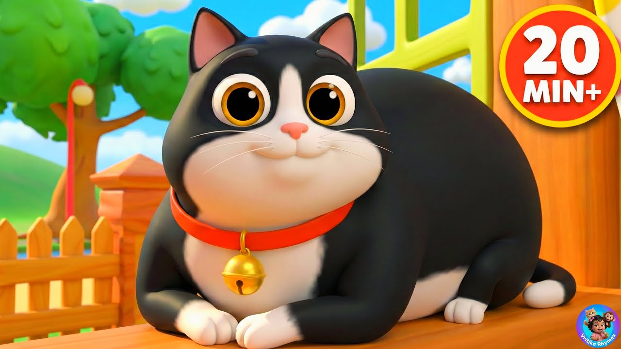20 Minutes Billi Mausi Meow Meow 🐱 Non-Stop Hindi Rhymes बिल्ली करती म्याऊँ | 