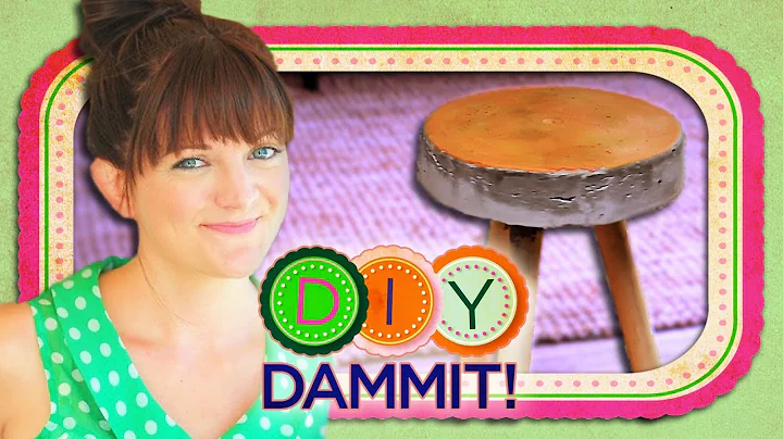 HOW-TO Make a Concrete Stool w/ Allison Fields - D...