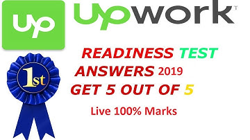 Upwork Readiness Test Answers 2019 5 out of 5 |knowledge tech Urdu