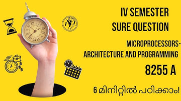 IV SEM MICROPROCESSORS- ARCHITECTURE AND PROGRAMMING 8255A SURE QUESTION #calicutuniversity #bsccs