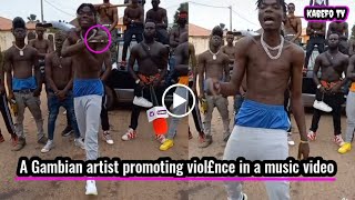 A very bad action from a Gambian artist boy wellingara