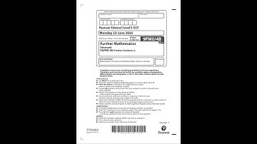 Merged 2025 Pearson EDEXCEL A Level Further MathemATIcs Paper 4b And Mark Scheme 9fm0 4b