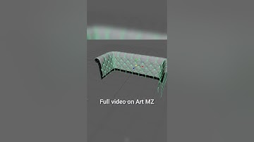 Sofa 3D modeling. Autodesk Maya tutorial