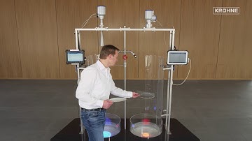 FMCW radar level measurement through grids and sieves | KROHNE