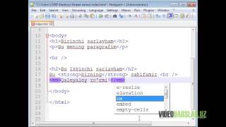 html va css 5 dars