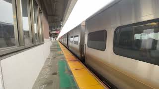 LIRR M7 train from Penn Station to Babylon with 10 cars.