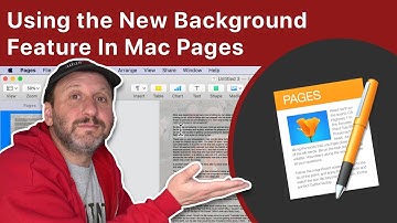 Using the New Background Feature In Mac Pages