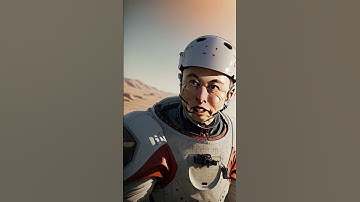 elon musk finally at mars imagined by AI #aritificialintelligence #ai #elonmusk #mars