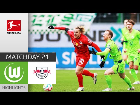 Wolfsburg RB Leipzig Goals And Highlights