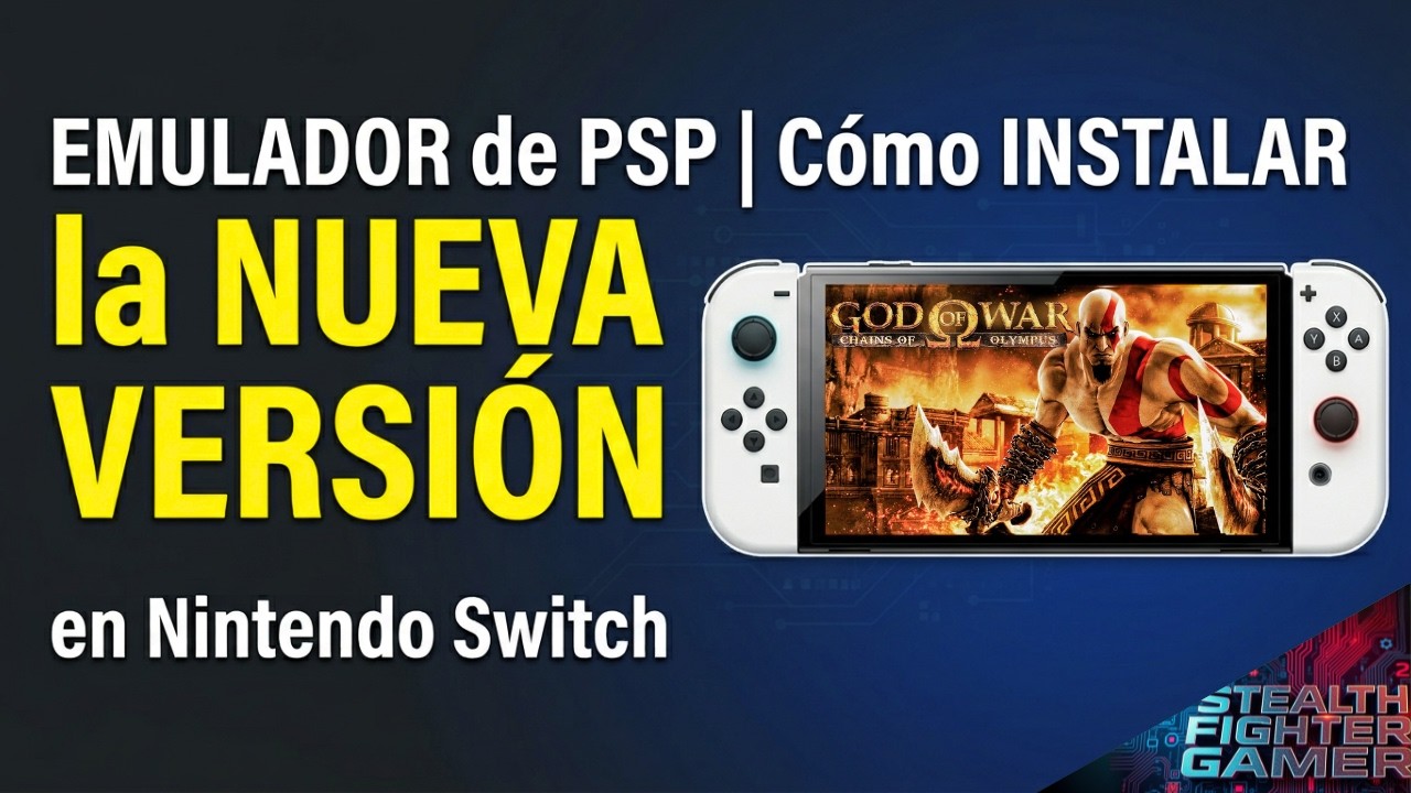 PSP EMULATOR | How to INSTALL the NEW VERSION on Nintendo Switch