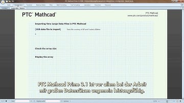 Über PTC Mathcad Prime 3.1