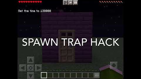 30 Second Minecraft Build: Spawn Trap