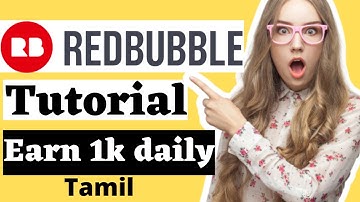 How to make money on redbubble in Tamil 2022 for beginners | what is redbubble? #redbubbleintamil