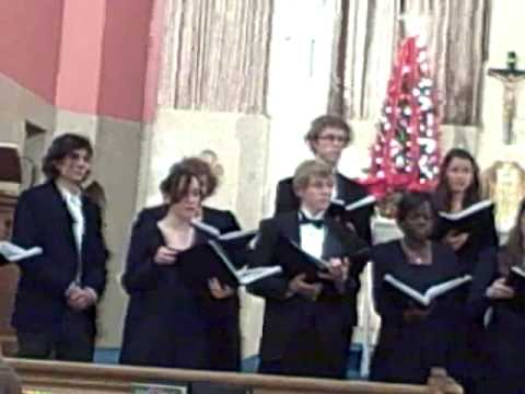 Annie Wright solo with Xavier Choir